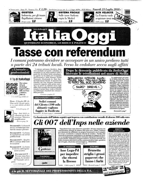 Italia oggi : quotidiano di economia finanza e politica